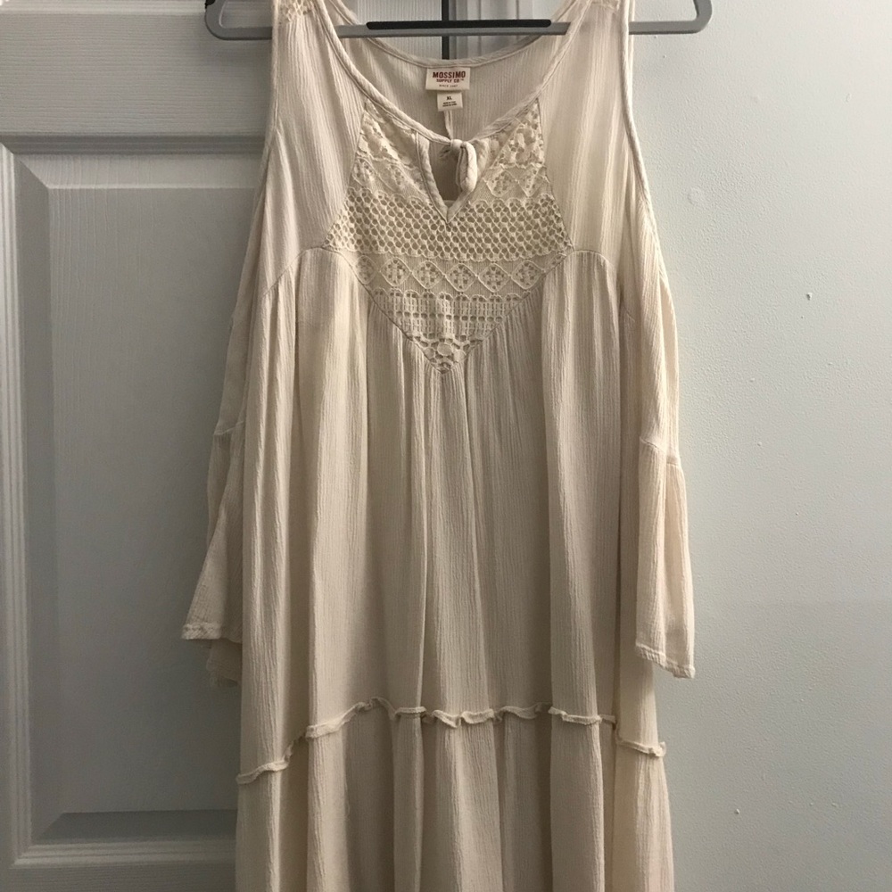 Boho Bell Sleeve off the shoulder shift dress